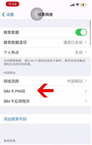 东川苹果14维修网分享如何给iPhone14的SIM卡设置密码 