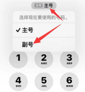 东川苹果14维修店分享iPhone 14 Pro Max使用副卡打电话的方法 