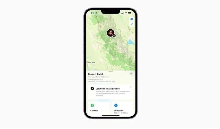 东川苹果14维修分享iPhone14系列中 FindMy功能通过卫星分享位置方法教程 